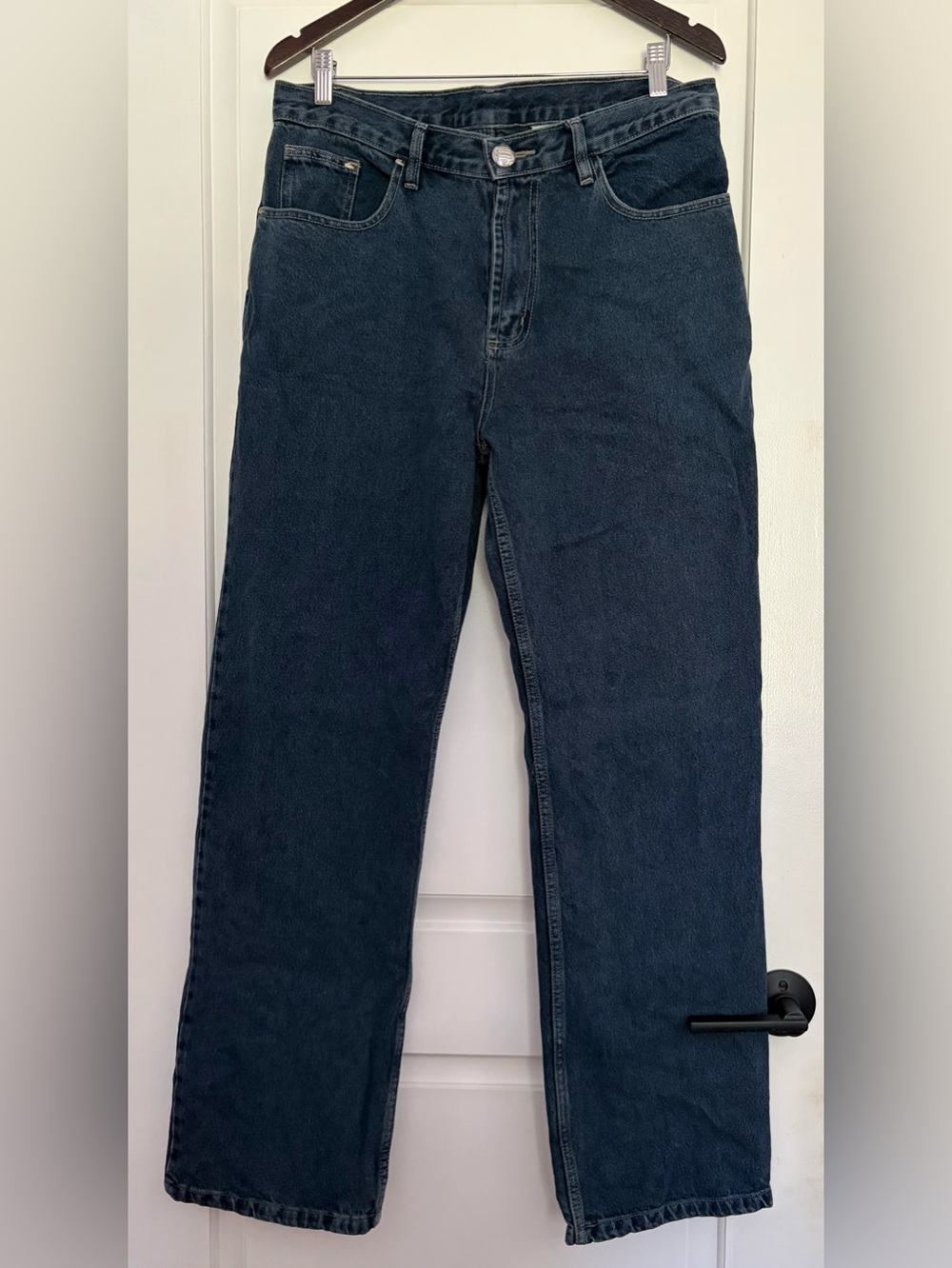 LACOSTE Men's Dark Blue Relaxed Fit Jeans